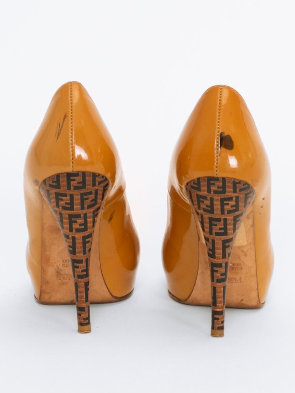 Fendi Zucca Patent Leather Pumps - Size 36 - Picture 6 of 9